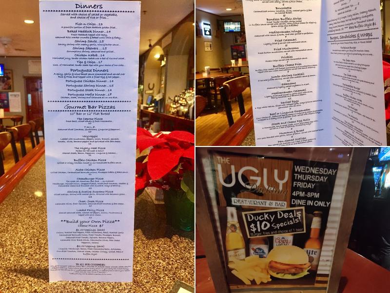 Ugly Duckling Restaurant & Bar Menu