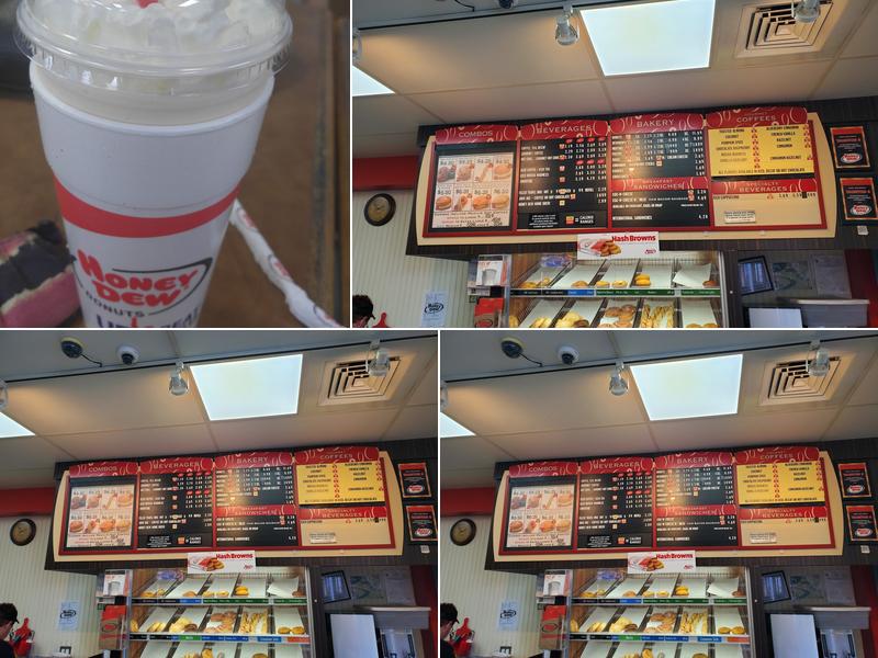 Honey Dew Donuts Menu