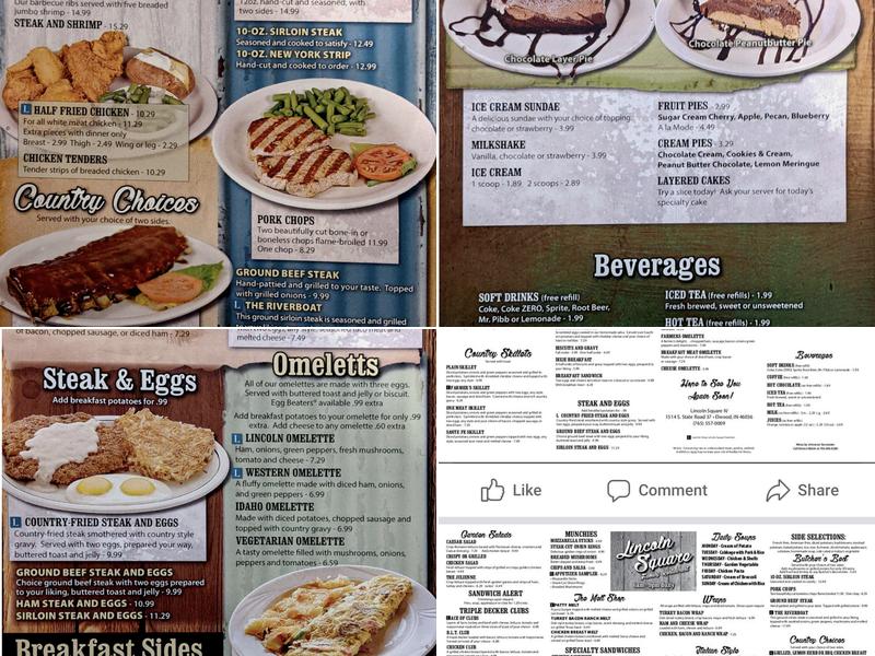 Lincoln Square Family Restaurant Menu