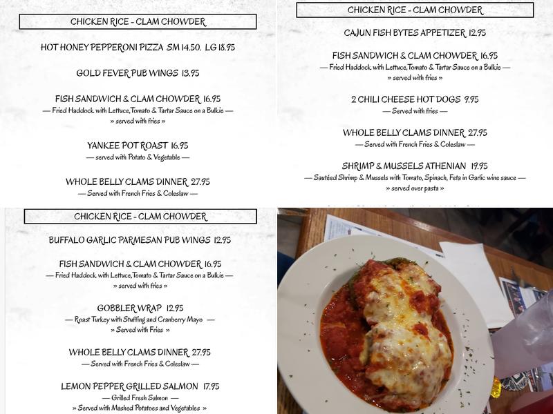 A & D Pizza and Pub Menu