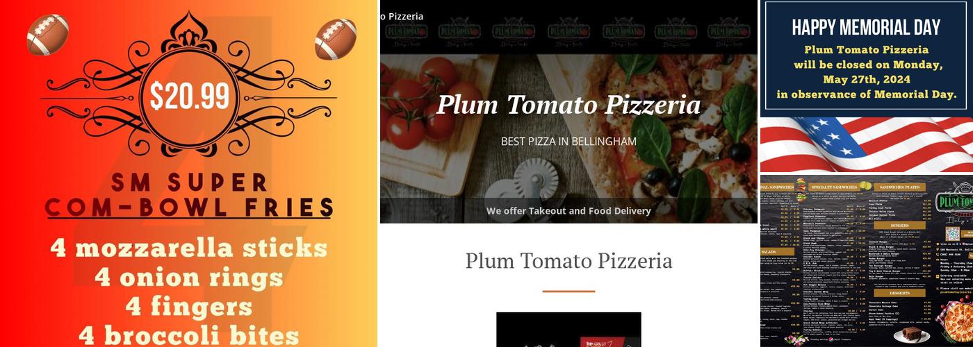 Plum Tomato Pizzeria Menu