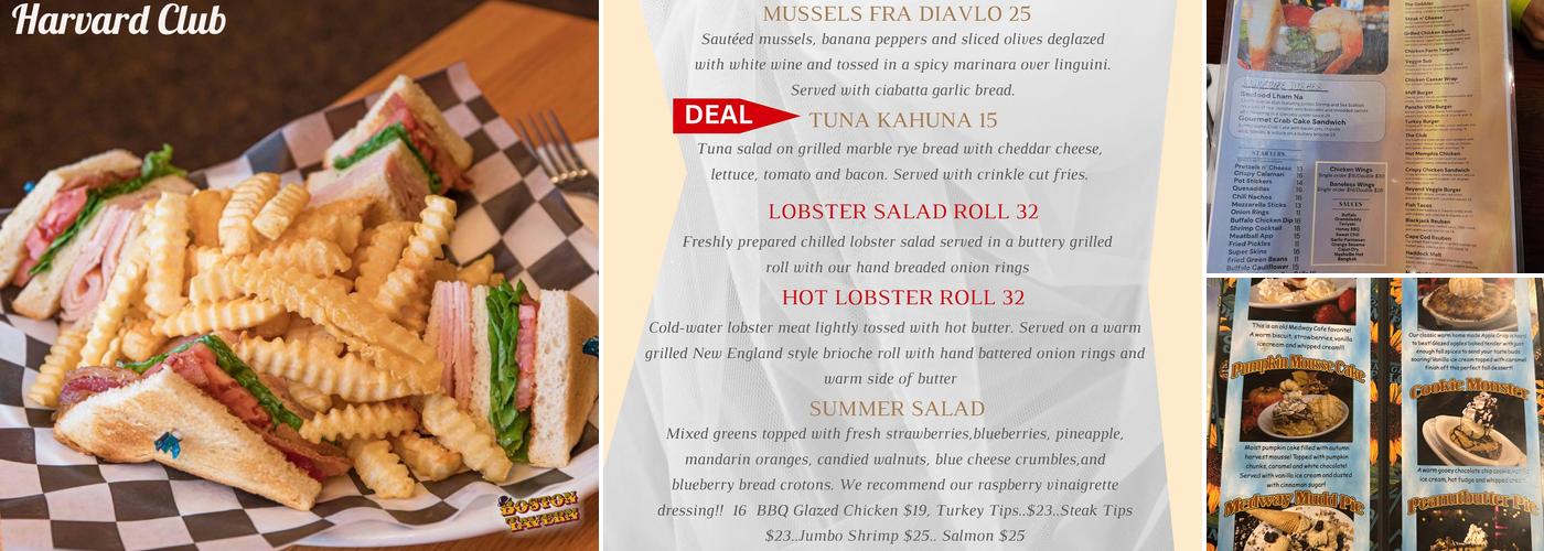 Medway Cafe Menu