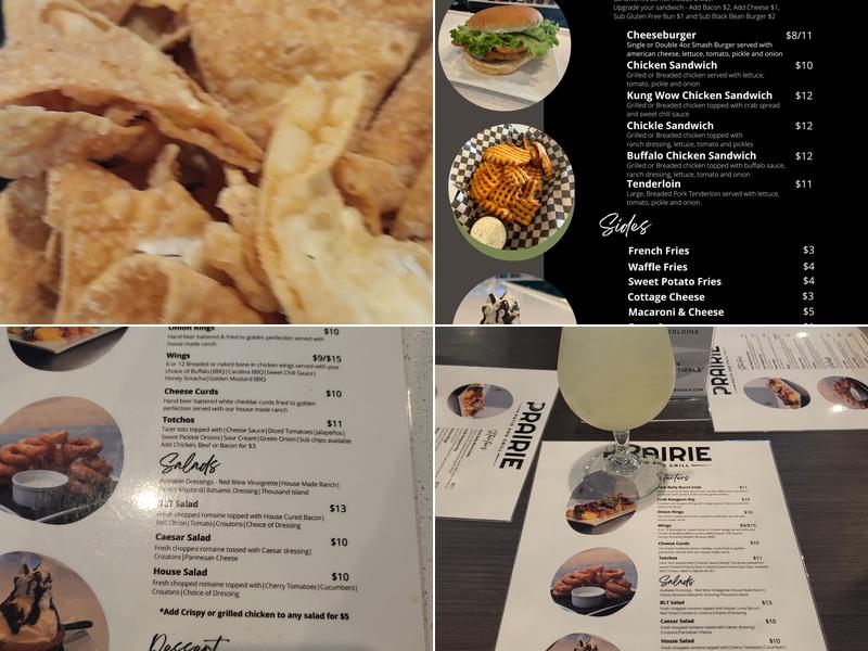 Prairie Patio & Grill Menu