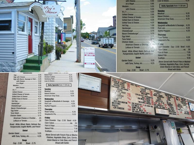 Peg's Diner Menu