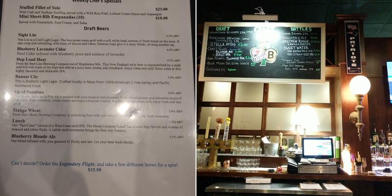 Legends Sports Bar & Grille Menu