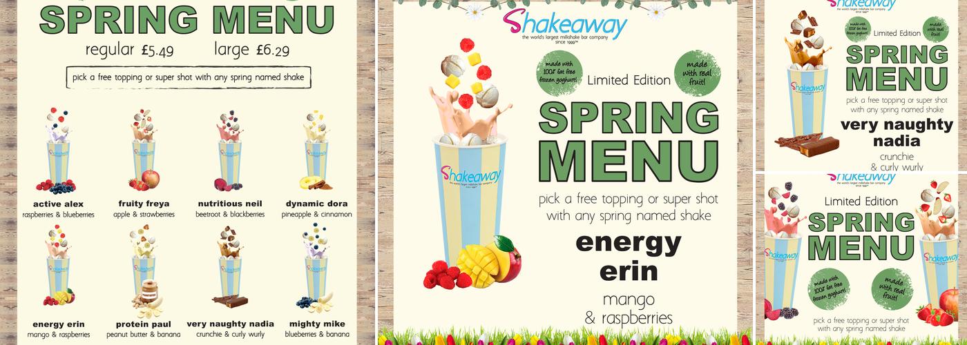 Shakeaway Menu