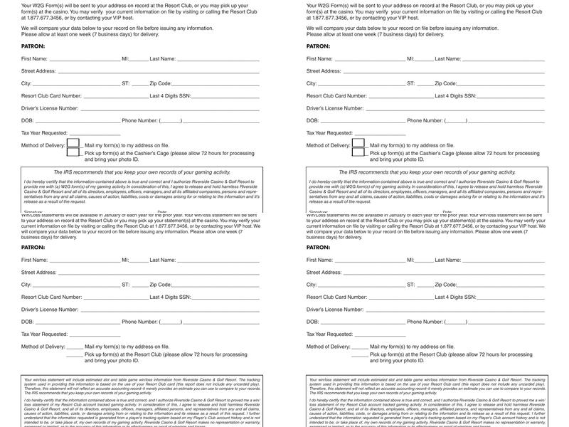 Robert's Buffet Menu