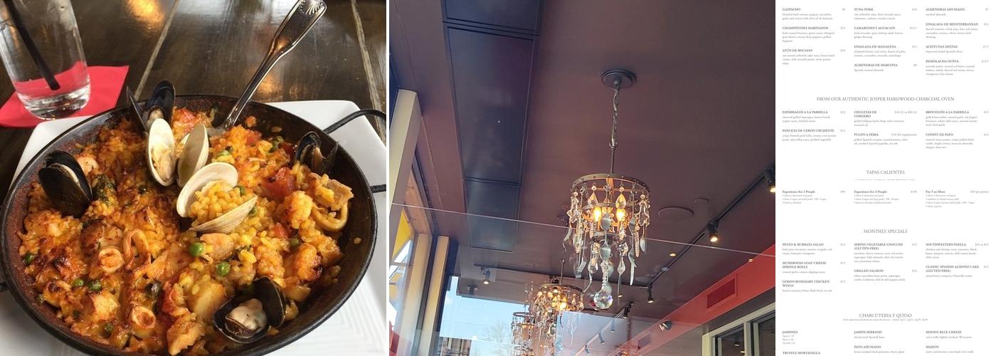 Bocado Tapas Wine Bar Menu