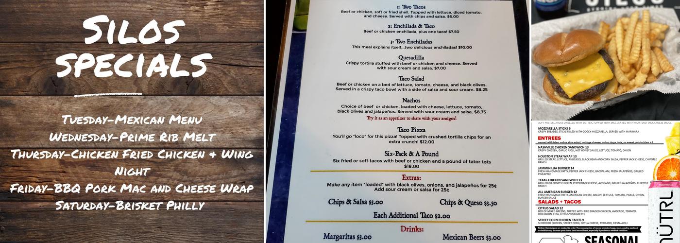 Silos Menu
