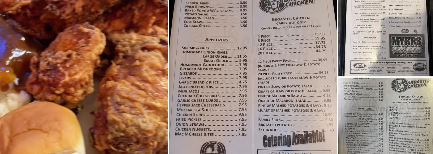 Tom & Tiff's Menu