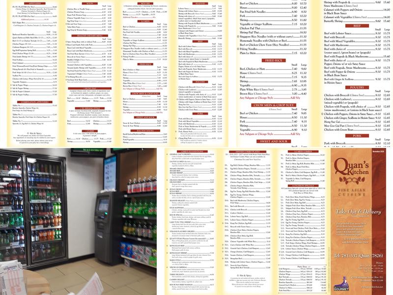 Quan's Kitchen Menu