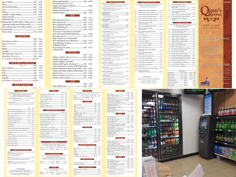 Quan's Kitchen Menu