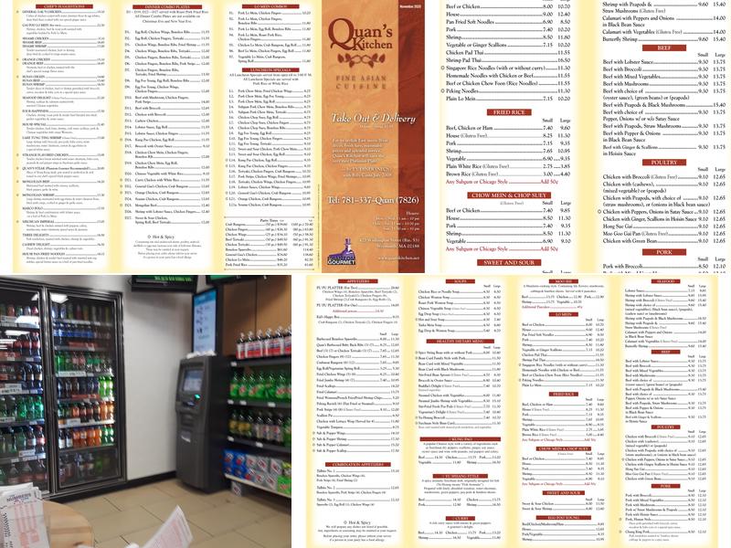 Quan's Kitchen Menu