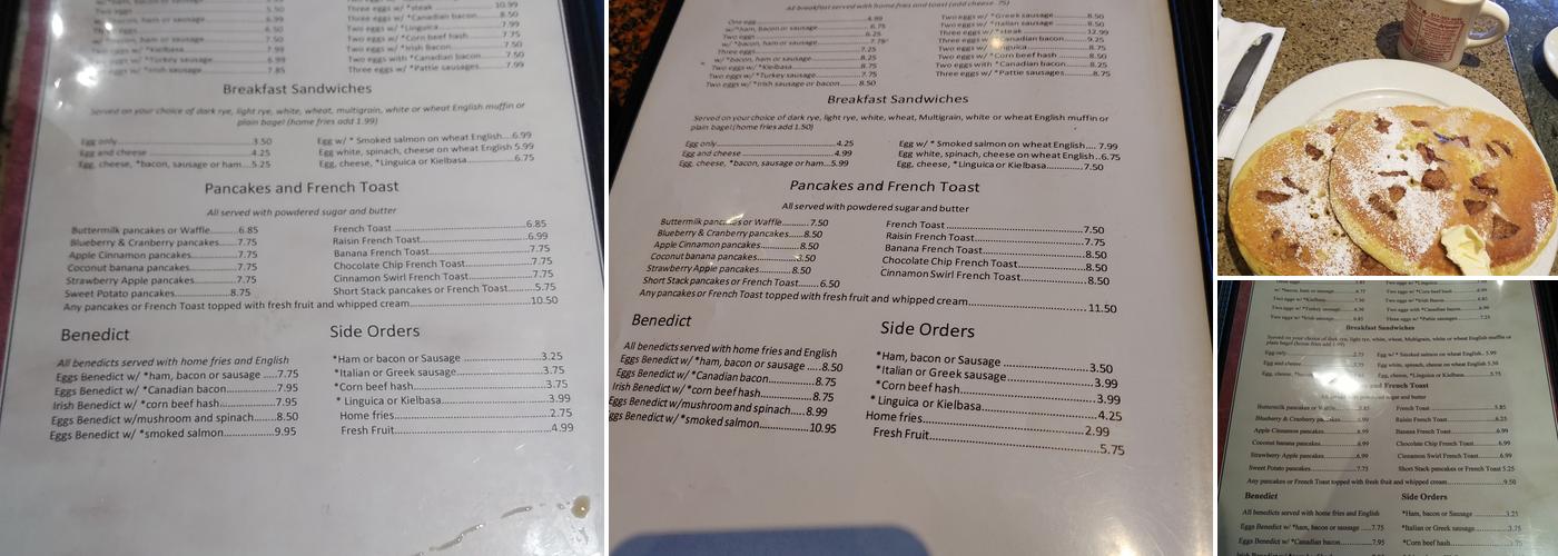 Blue Star Menu