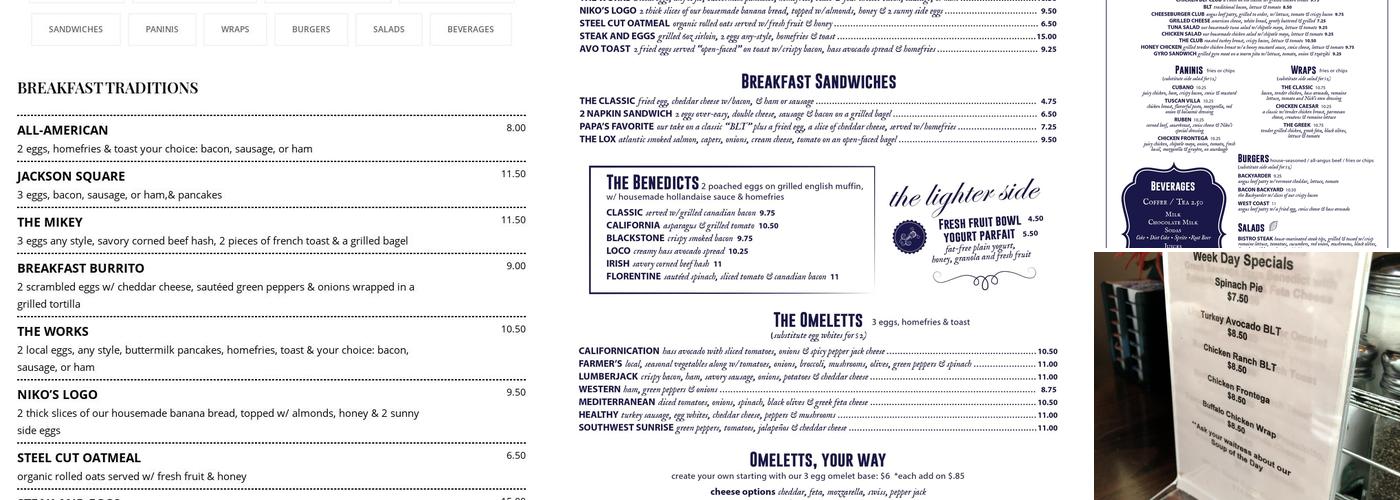 Niko's Restaurant, Weymouth Menu, Reviews (215), Photos (52