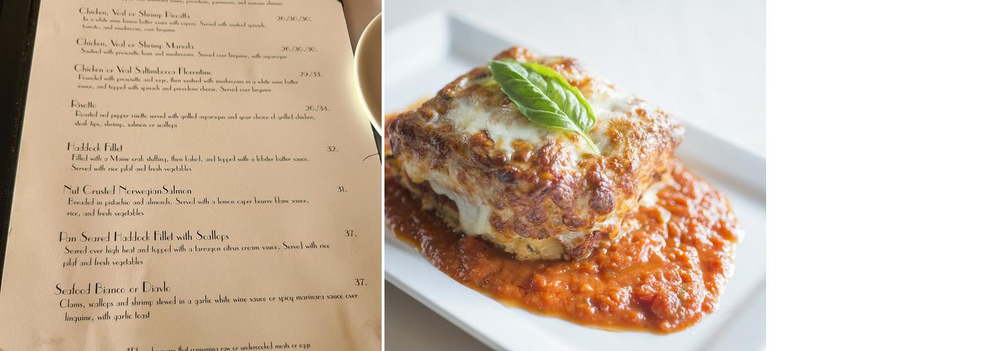 Basil Restaurant Menu