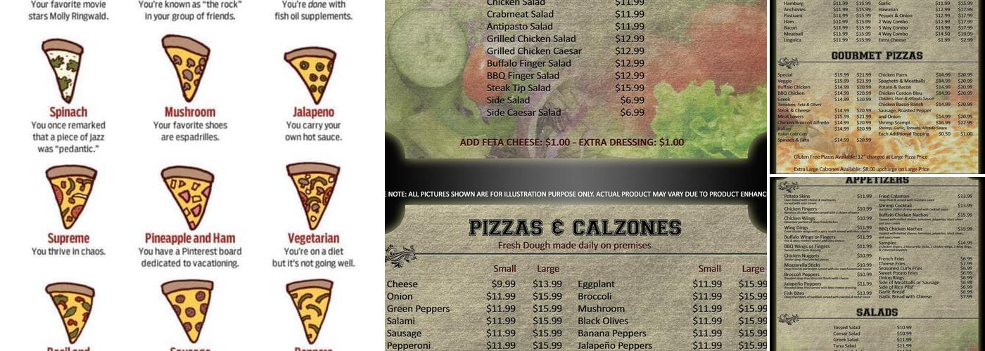 Blackhawk Pizza, Inc Menu