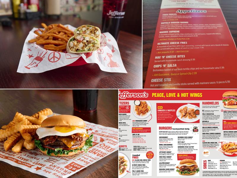 Jefferson's Menu