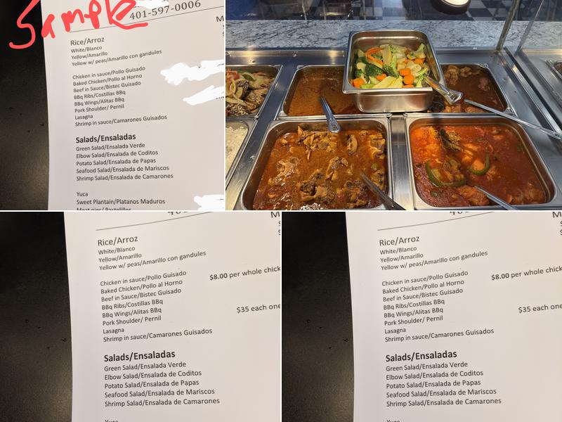 Ocean Cafe Menu