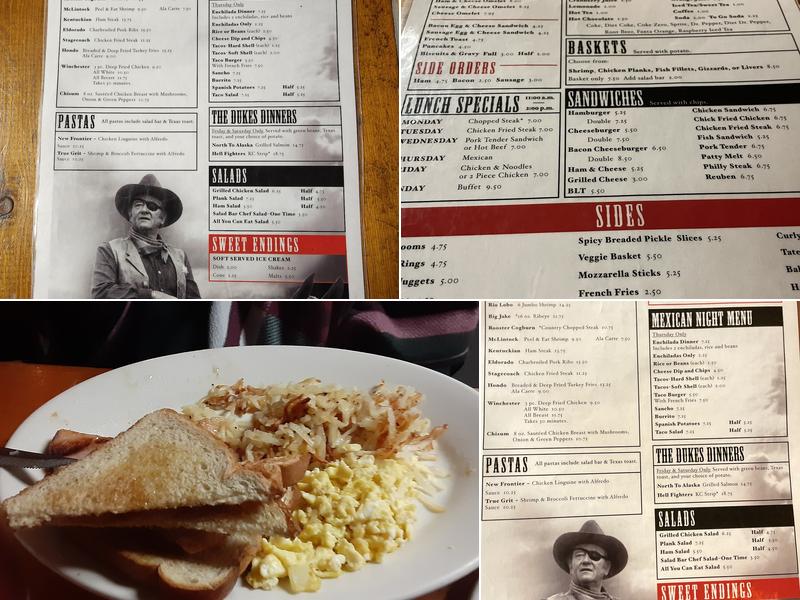 Four corners steakhouse and lounge Menu