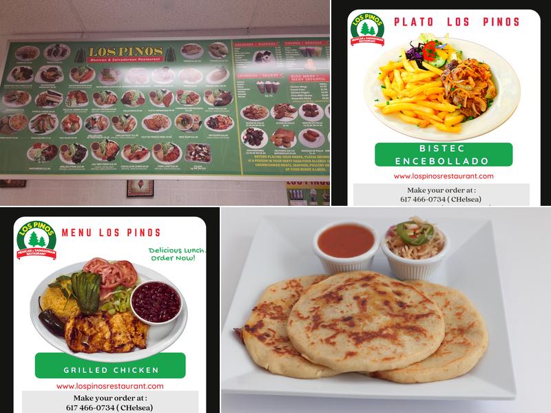 Los Pinos Mexican Salvadorean Grill Menu