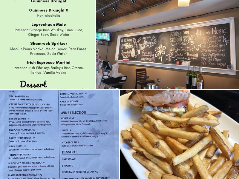 River Falls Menu