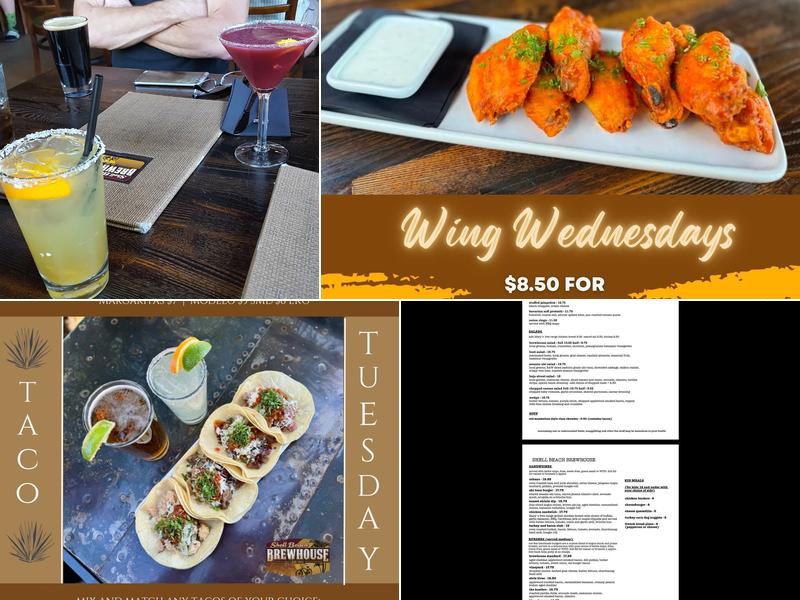 Shell Beach Brew House Menu