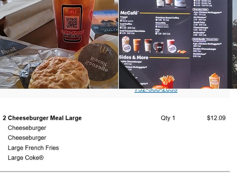 McDonald's Menu