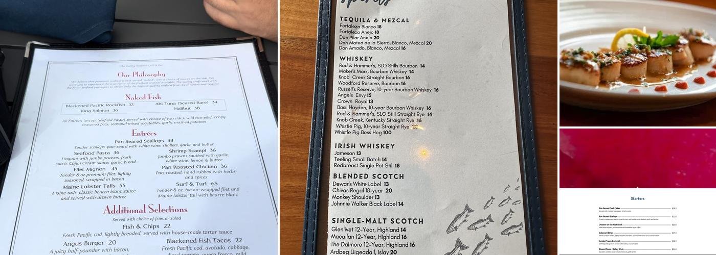 The Galley Seafood Grill & Bar‎ Menu