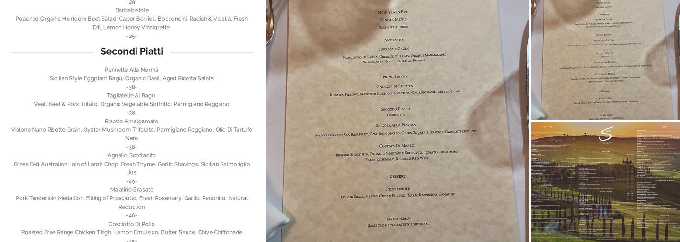 Sette Menu