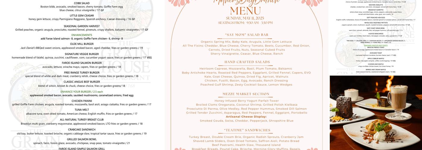 Grain House Menu