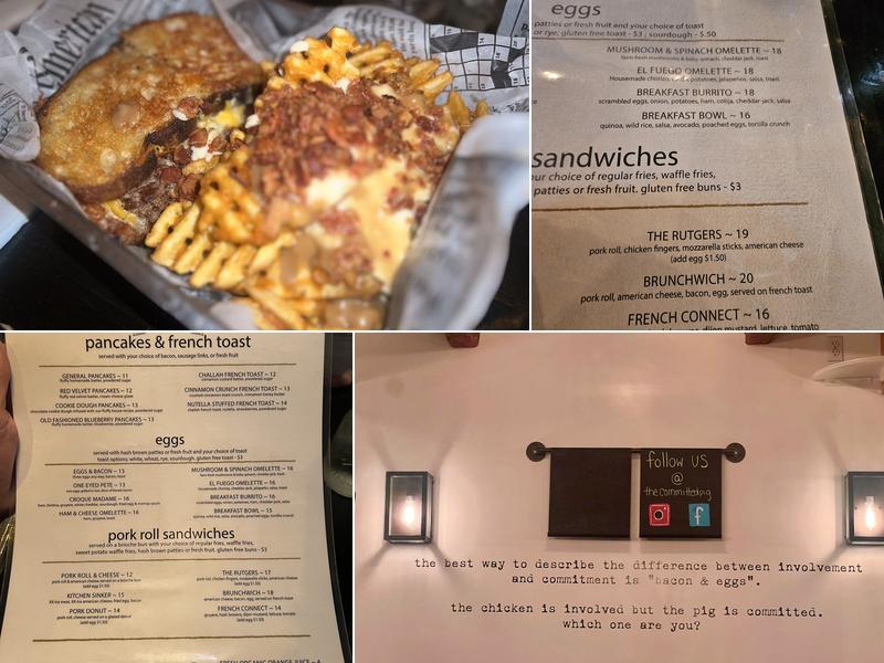 The Committed Pig Menu