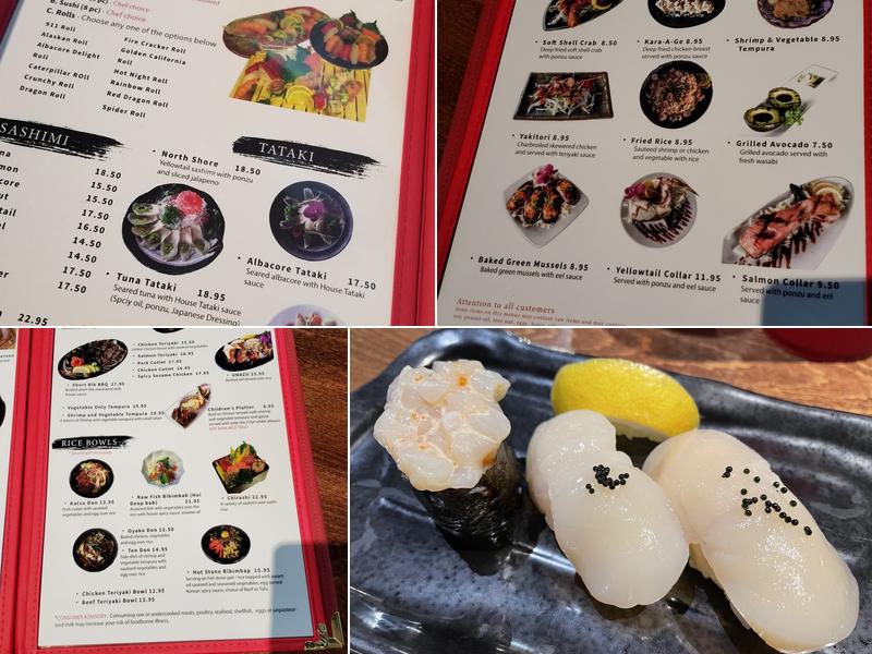 Yanagi Sushi & Grill Menu