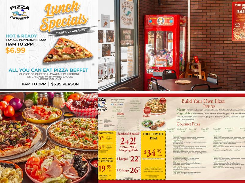 Pizza Express Spring St. Menu