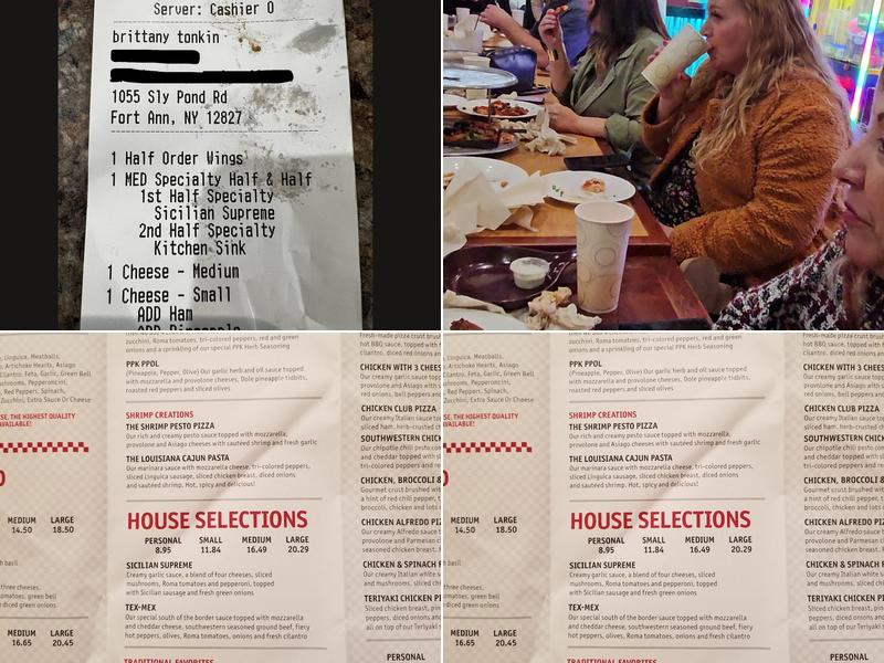 Paso's Pizza Kitchen East Menu