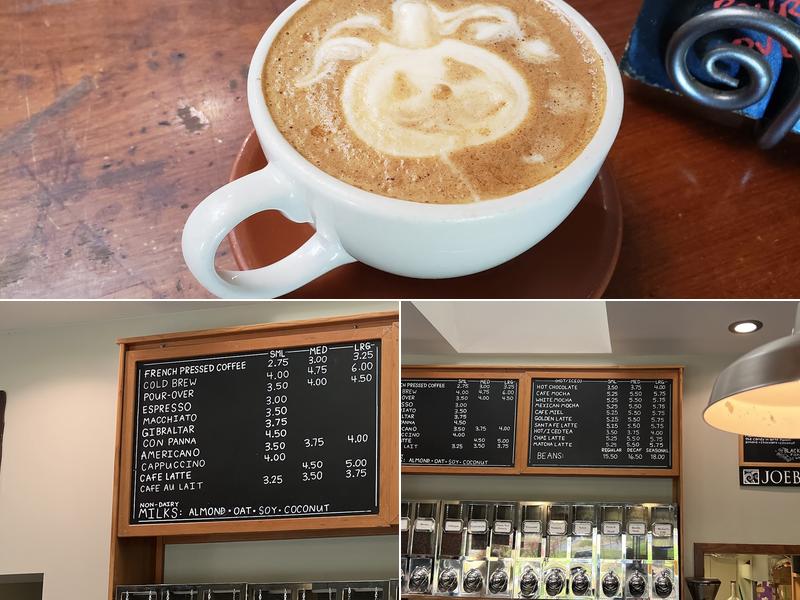 Joebella Coffee Roasters Menu