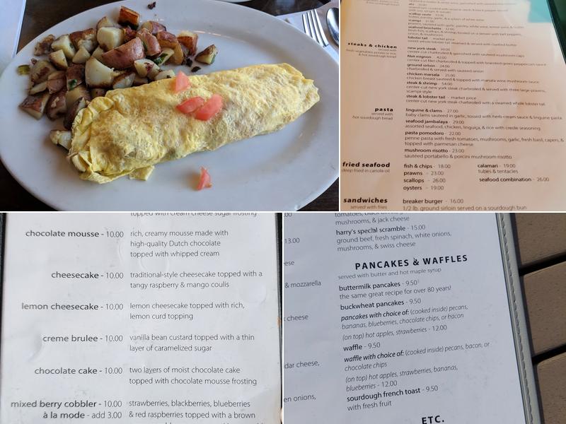 Dorn's Breakers Cafe Menu