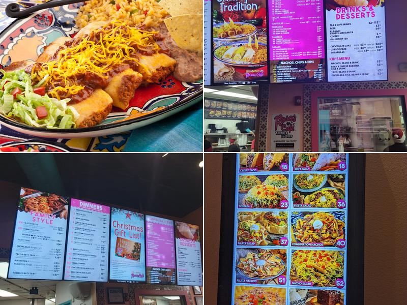 Rosa's Café & Tortilla Factory Menu