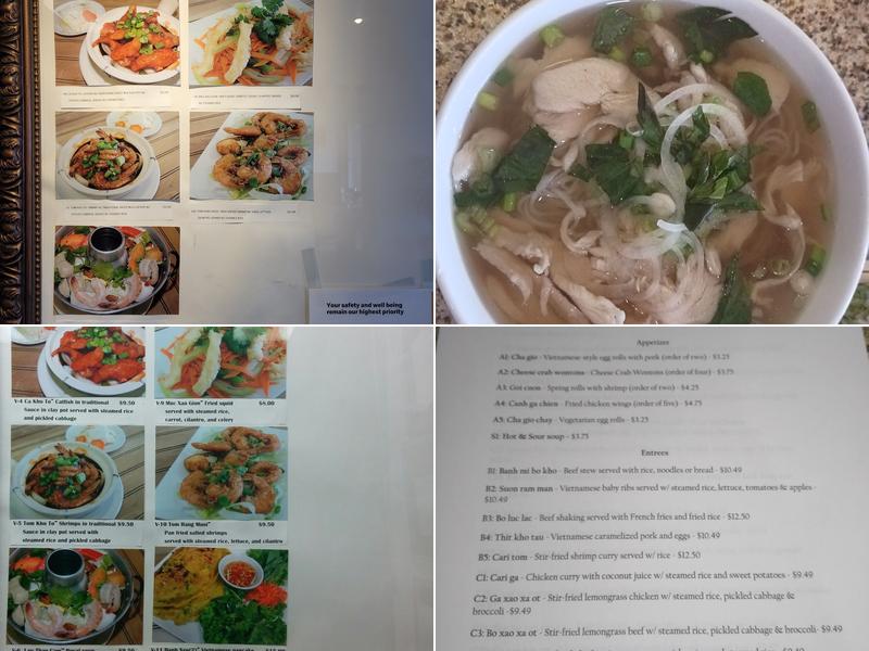 Saigon Cafe Menu