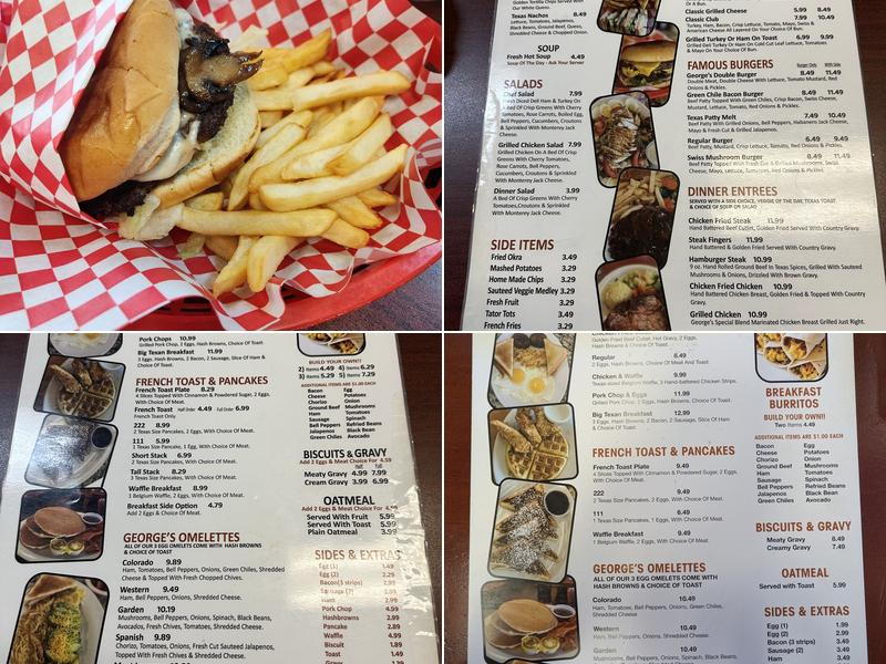 George's Cafe - 4th St. Menu