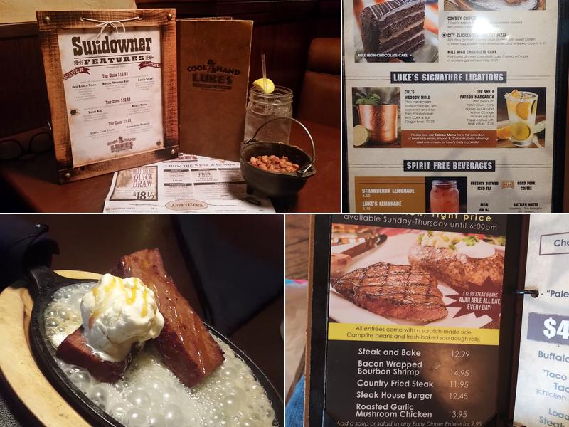 Cool Hand Luke's Menu