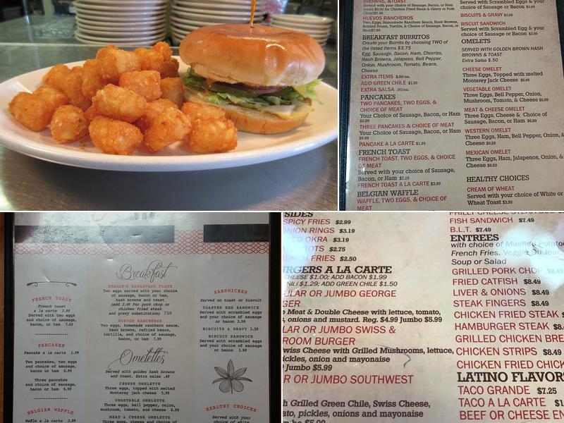 George's Restaurant Menu