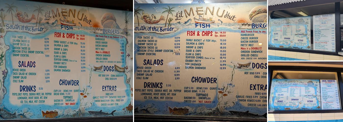 Lil Hut Menu