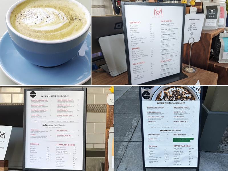 Matching Half Menu
