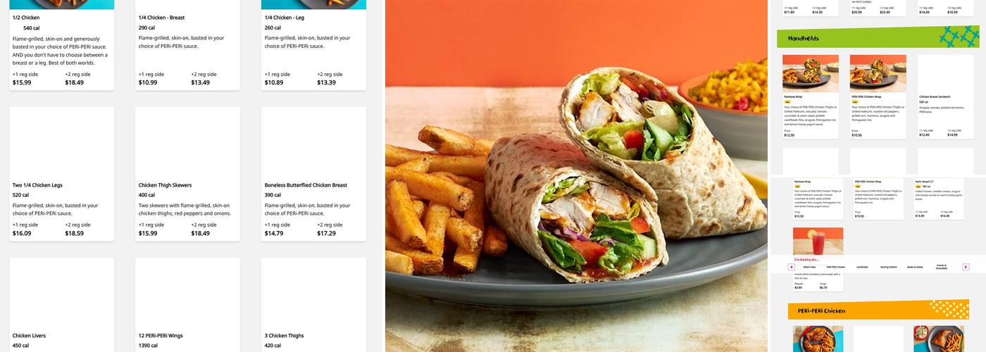 Nando's Peri-Peri Menu