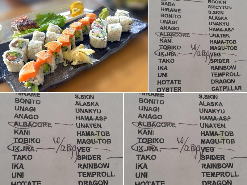 Sushi-Ko Menu
