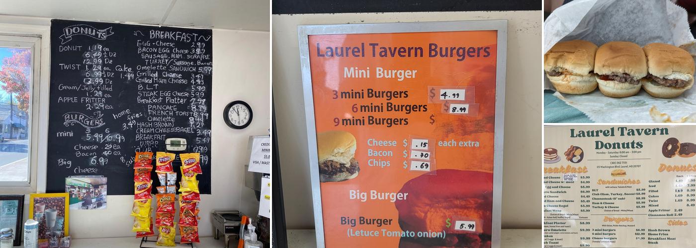 Laurel Tavern Donuts Menu