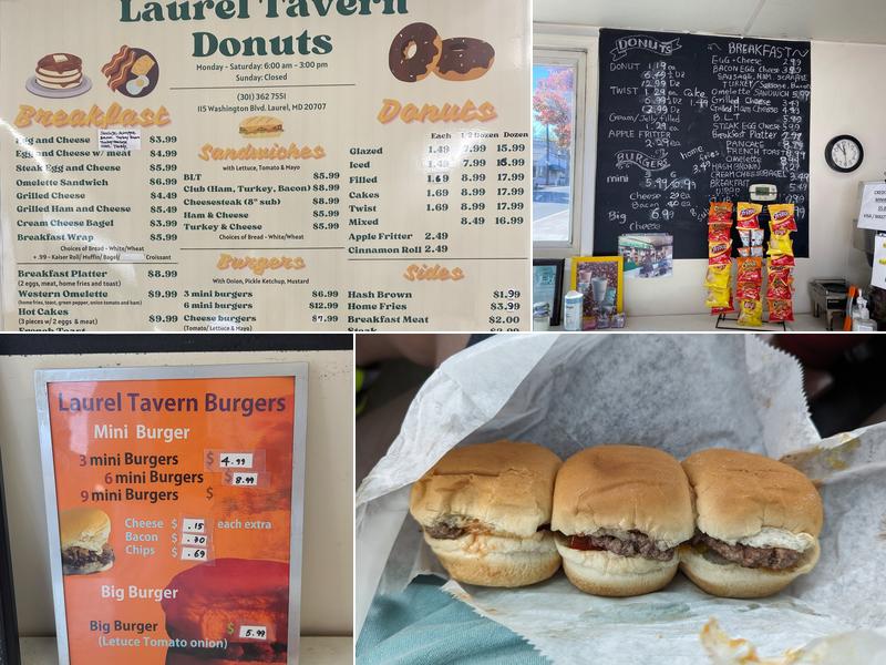 Laurel Tavern Donuts Menu