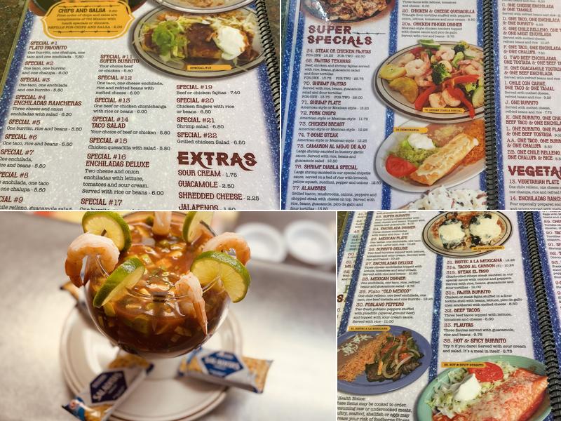 Old Mexico Menu