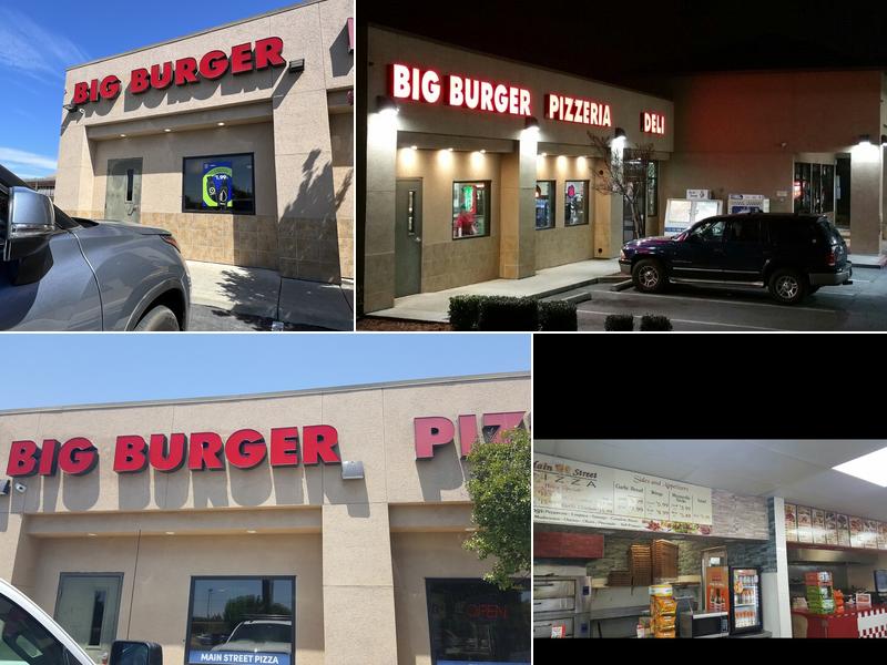 BIG BURGER & MAIN STREET PIZZA